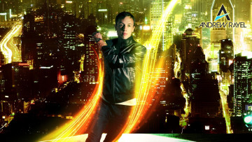 Картинка andrew rayel музыка другое dj огни город