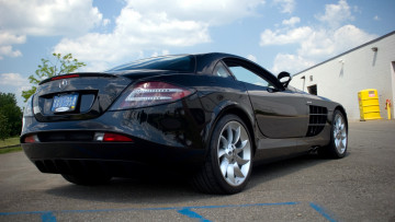Картинка mercedes slr автомобили benz скорость мощь стиль автомобиль