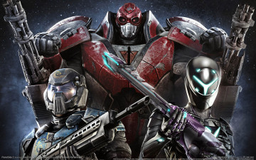 Картинка planetside видео игры робот воин