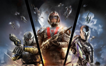 Картинка planetside видео игры воины