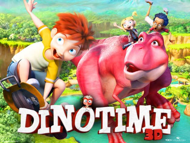 Обои картинки фото мультфильмы, dino, time
