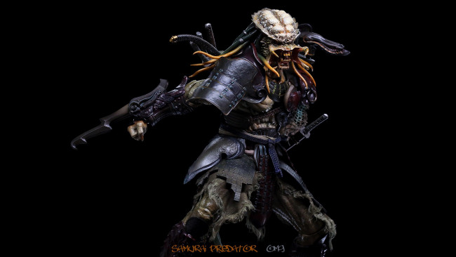 Обои картинки фото predator, разное, игрушки, оружие, доспехи, воин, существо