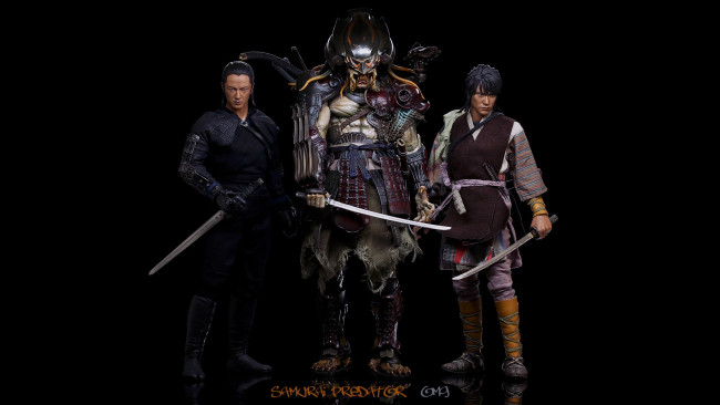 Обои картинки фото predator, разное, игрушки, оружие, существо, люди