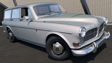 Картинка автомобили 3д 1961 wagon amazon volvo