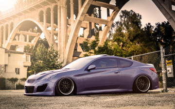 Картинка автомобили hyundai genesis coupe тюнинг stance хундай