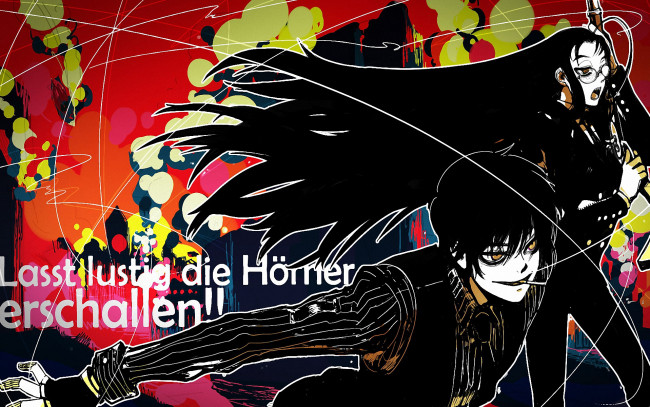 Обои картинки фото аниме, hellsing, walter, dornez, rip, van, winkle