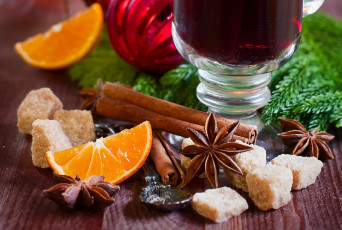 Картинка еда разное апельсин бадьян корица сахар