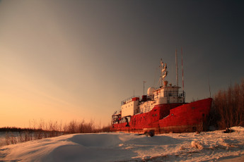 Картинка корабли грузовые+суда снег