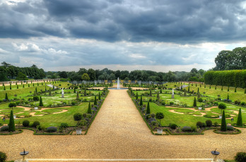 Картинка природа парк фонтан аллеи