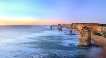 Картинка природа побережье небо море океан скалы берег плато