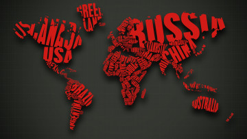 Картинка рисованное минимализм карта мира аннотация