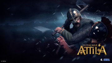 обоя total war,  attila, видео игры, - total war, экшен, стратегия, attila, war, total