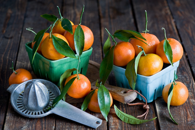 Обои картинки фото еда, цитрусы, мандарины