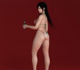 Картинка 3д+графика аниме+ anime девушка взгляд фон