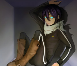 Картинка аниме noragami Ято арт