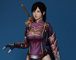 Картинка 3д+графика аниме+ anime девушка взгляд фон