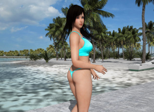 Картинка 3д+графика аниме+ anime девушка взгляд фон