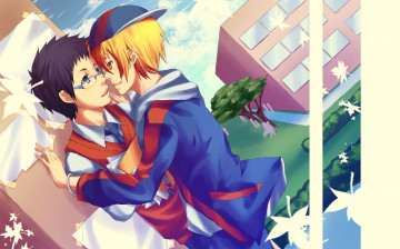 Картинка аниме durarara микадо кида парни арт