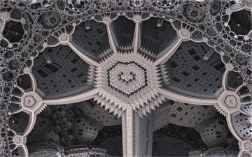 Картинка 3д+графика фракталы+ fractal узор фон цвета