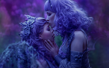 Картинка девушки -unsort+ креатив короны