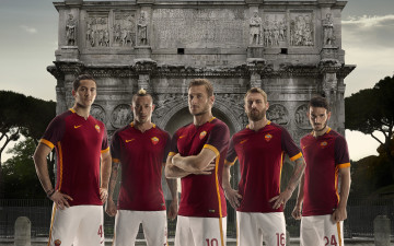Картинка спорт футбол as roma арка триумфальная рома футболисты