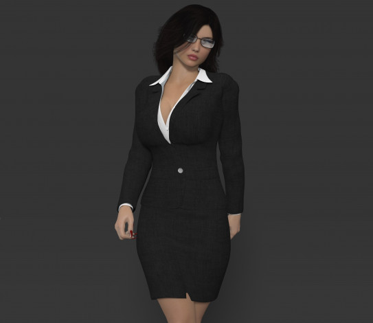 Обои картинки фото 3д графика, люди , people, девушка, взгляд, фон