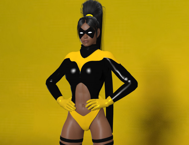 Обои картинки фото 3д графика, существа , creatures, девушка, взгляд, фон, маска