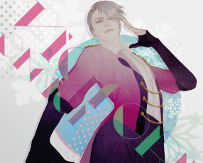 Картинка аниме yuri+on+ice victor nikiforov