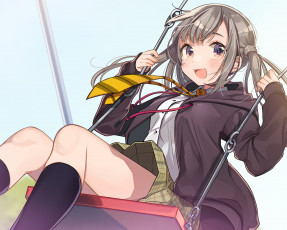 Картинка аниме unknown +другое фон девушка взгляд