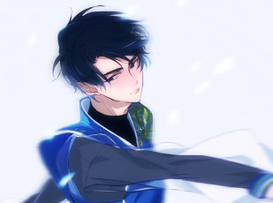 Картинка аниме yuri+on+ice lee seung-gil