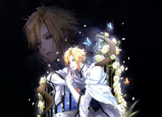 Картинка аниме reine+des+fleurs парень