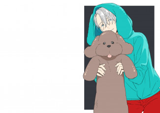 Картинка аниме yuri+on+ice victor nikiforov