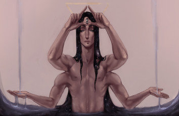 Картинка фэнтези существа существо парень