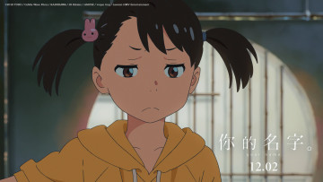 Картинка аниме kimi+no+na+wa фон взгляд девушка