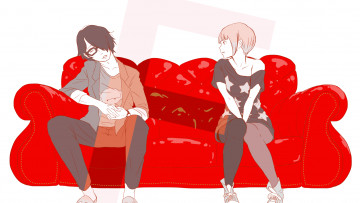 Картинка идеальный+инсайдер+ +subete+ga+f+ni+naru +the+perfect+insider аниме subete+ga+f+ni+naru девушка взгляд фон парень