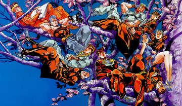 Картинка аниме jojo`s+bizarre+adventure парни персонажи