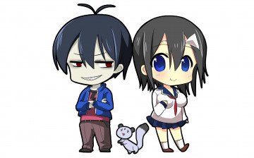 Картинка аниме blood+lad кровавый парень