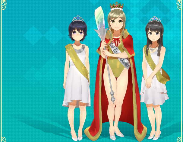 Обои картинки фото schoolgirl strikers, аниме, девушки, фон, взгляд