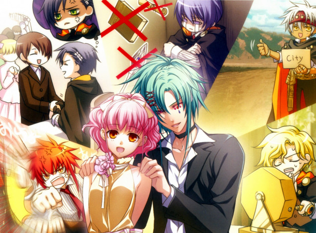 Обои картинки фото аниме, wand of fortune, персонажи