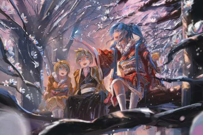 Обои картинки фото аниме, vocaloid