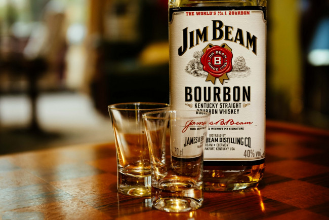 Обои картинки фото бренды, jim beam, виски
