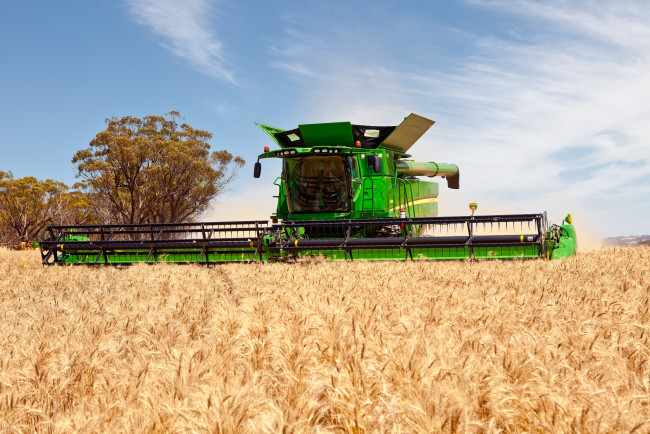 Обои картинки фото техника, комбайны, john, deere