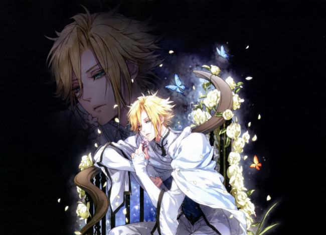 Обои картинки фото аниме, reine des fleurs, парень