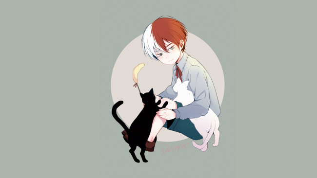 Обои картинки фото аниме, boku no hero academia, моя, геройская, академия