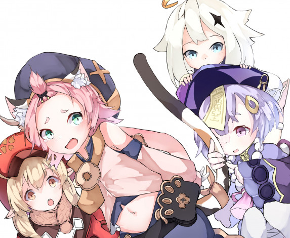 Обои картинки фото аниме, genshin impact, genshin, impact