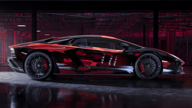 Обои картинки фото lamborghini aventador s by yohji yamamoto 2020, автомобили, lamborghini, aventador, s, by, yohji, yamamoto, 2020, элитный, бык, из, италии, на, котором, надо, жечь, по, полной