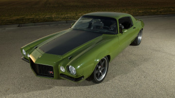 Картинка автомобили camaro chevrolet 2012 green front 1970 side grinch ringbrothers