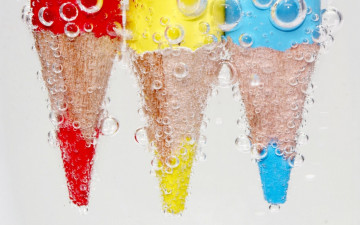 Картинка разное канцелярия +книги карандаши капли