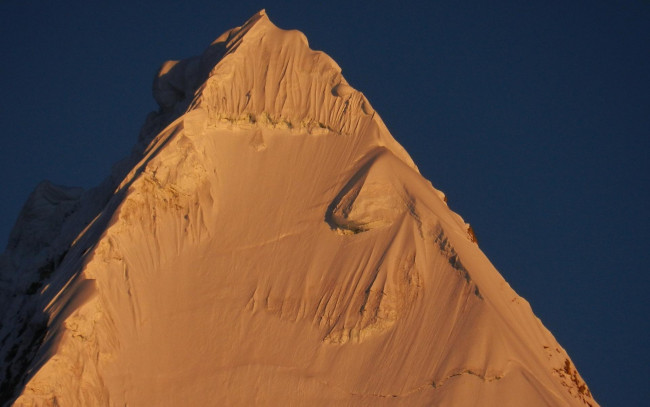 Обои картинки фото природа, горы, гора, снег