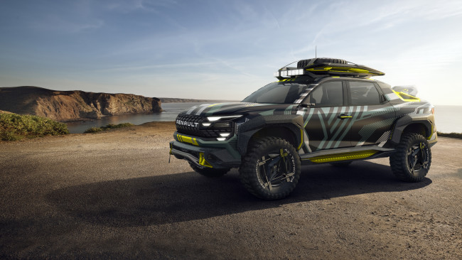 Обои картинки фото renault niagara concept,  electric trucks, автомобили, renault, niagara, concept, прототип, электромобиль, japan, mobility, show, 2023, рено